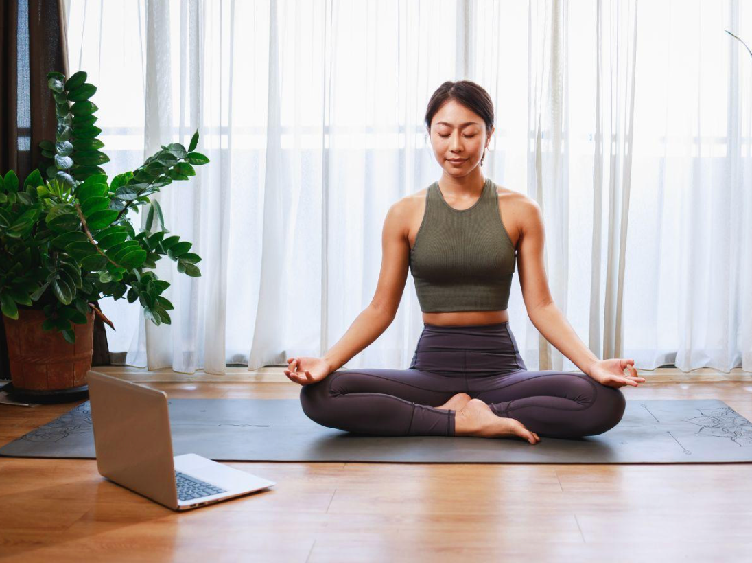 Woman doing yoga