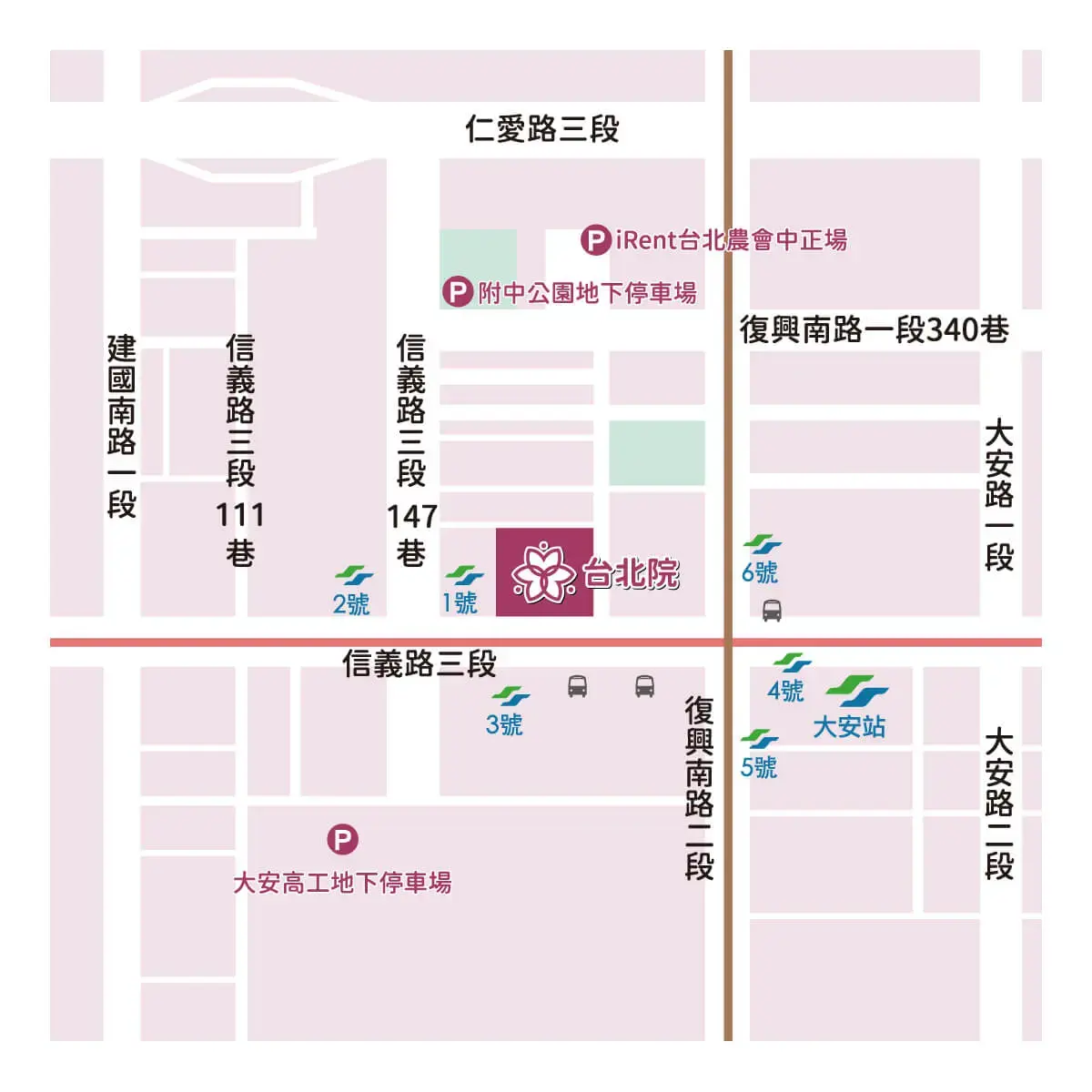 宜蘊生殖中心台北院區地圖