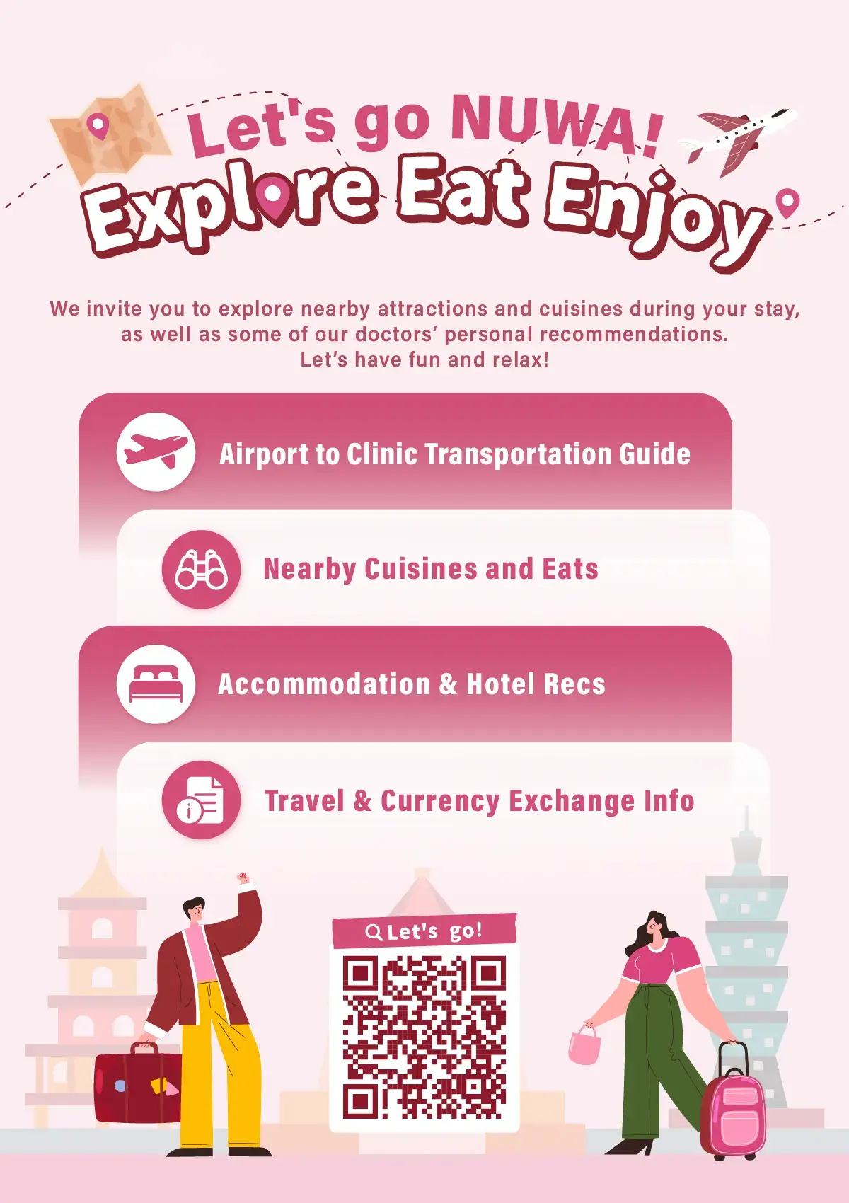 IVF travel in Taiwan – explore food, attractions and relaxing experiences near NUWA Fertility Center